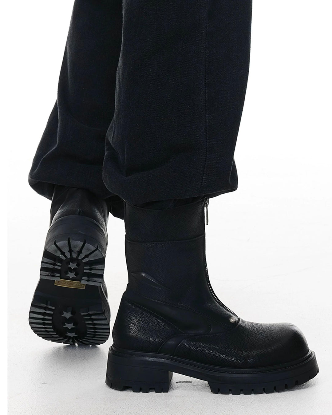 フロントジップボリュームソールブーツ Ril 5887