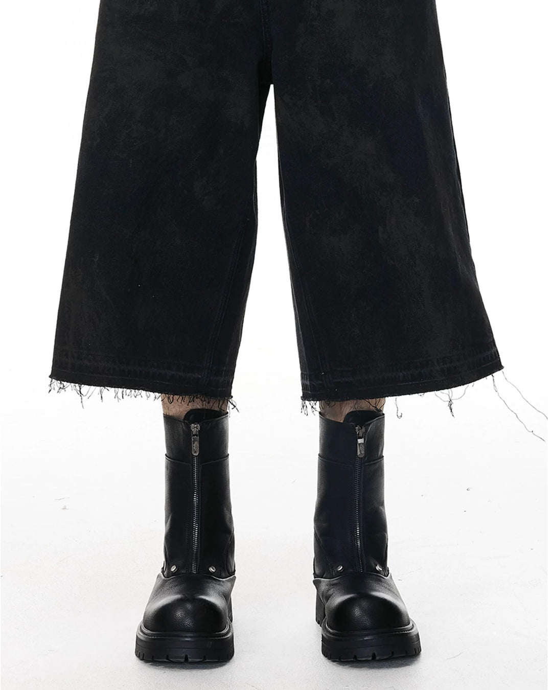 フロントジップボリュームソールブーツ Ril 5887