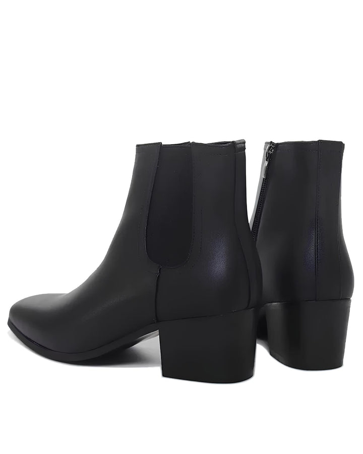 スリムシルエットミニマルショートブーツ Ril 5894