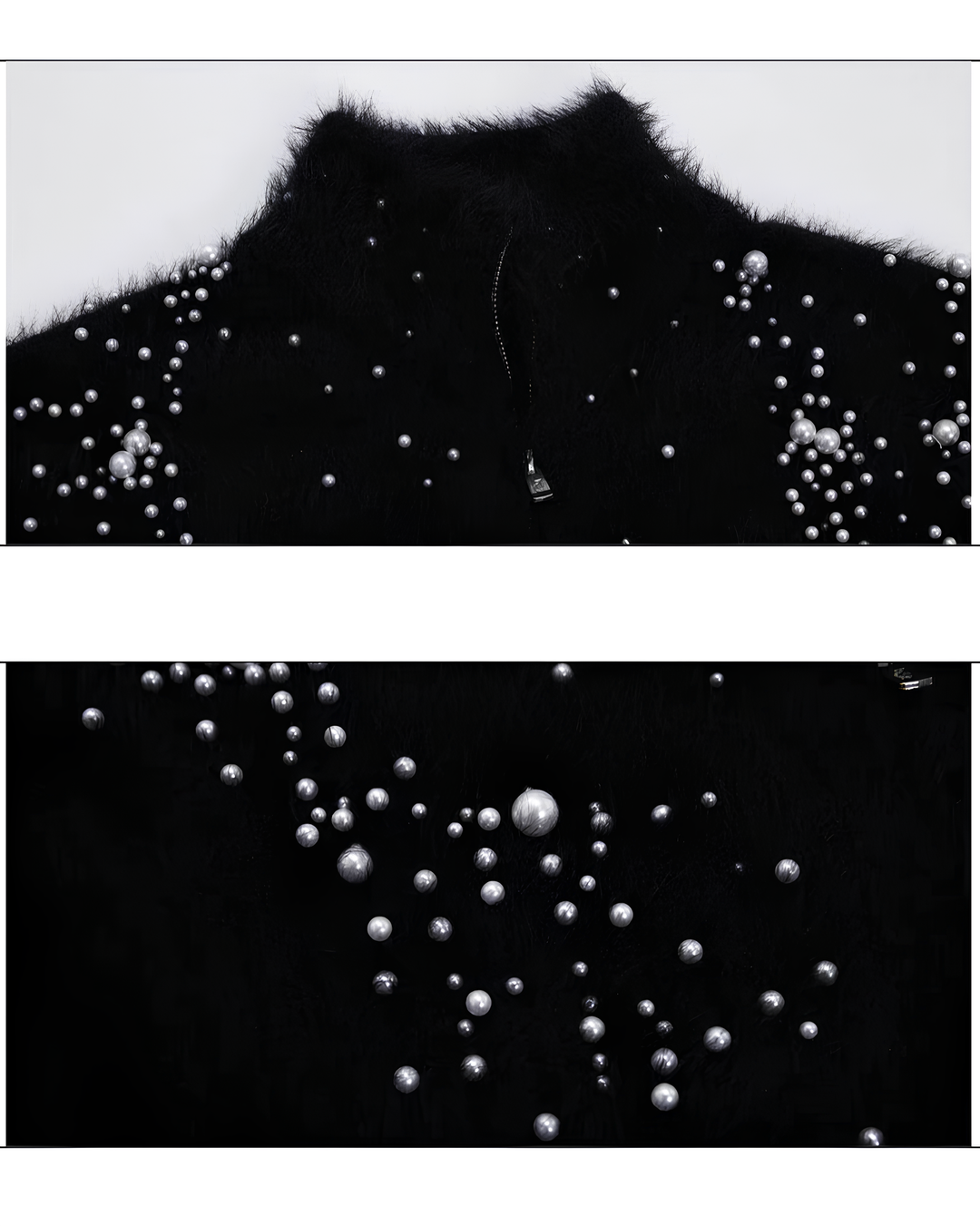 パールシャギー スタンドジップブルゾン Ril 5974