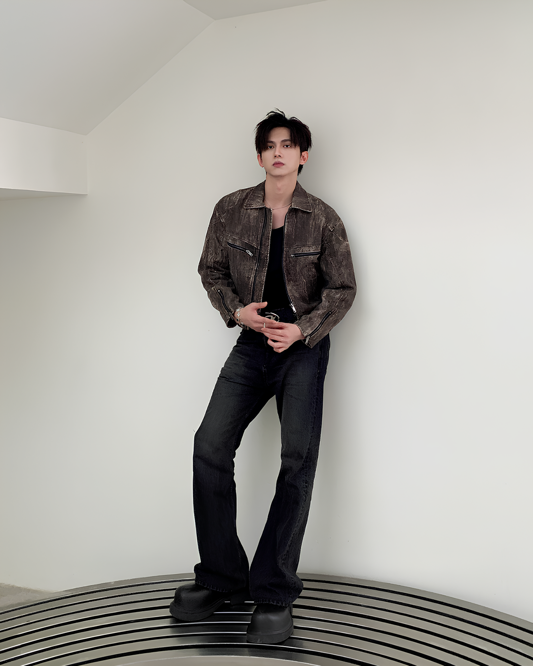 クロップドトラッカージャケット Ril 5912