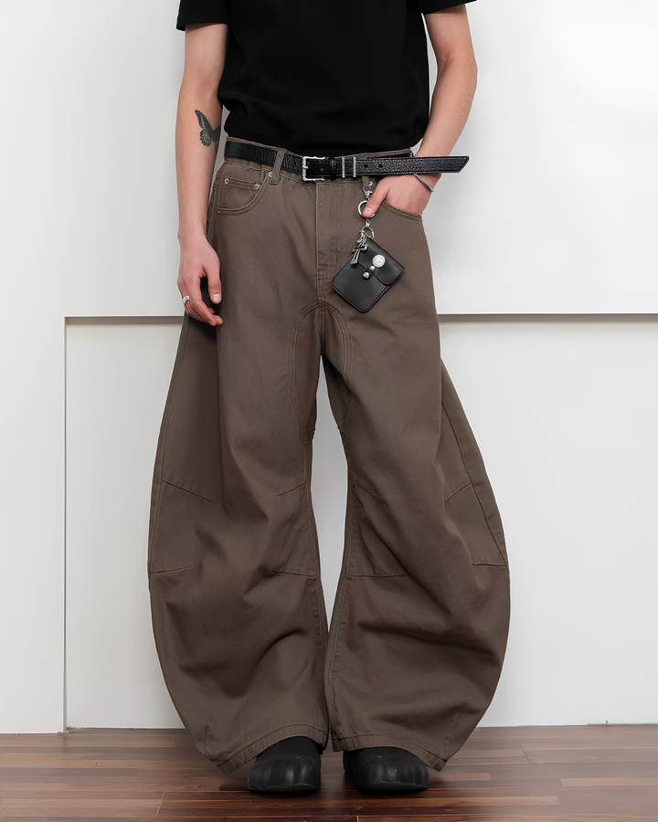 カーブレッグバギーパンツ Ril 5910