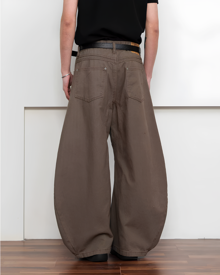 カーブレッグバギーパンツ Ril 5910