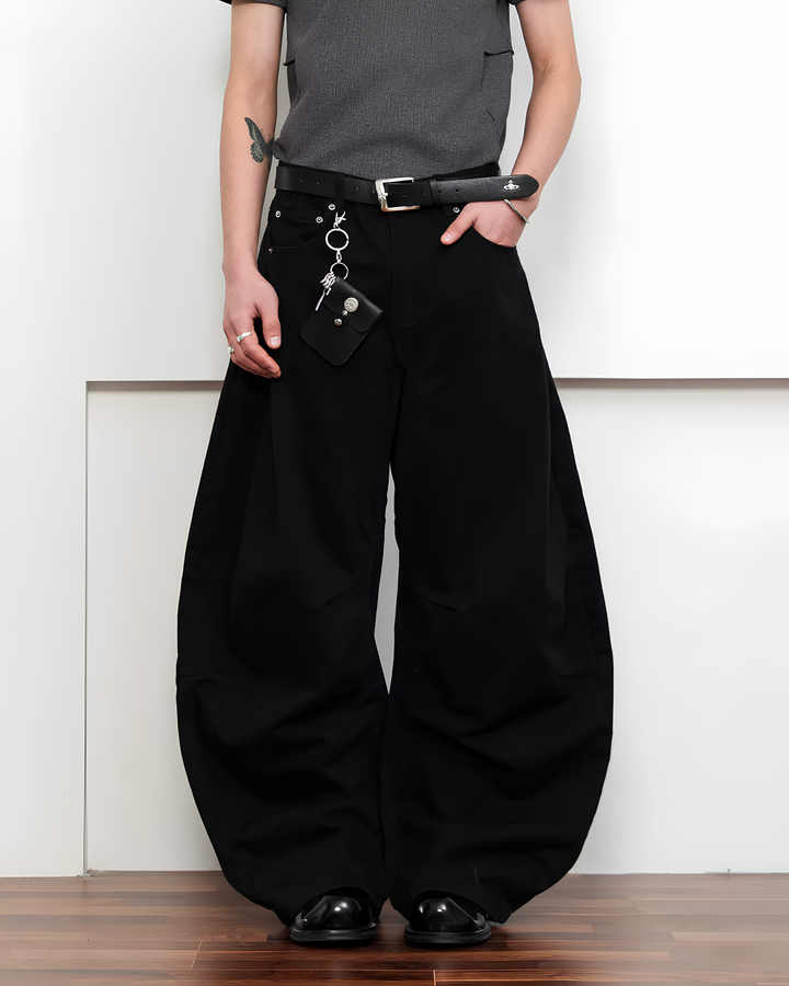 カーブレッグバギーパンツ Ril 5910