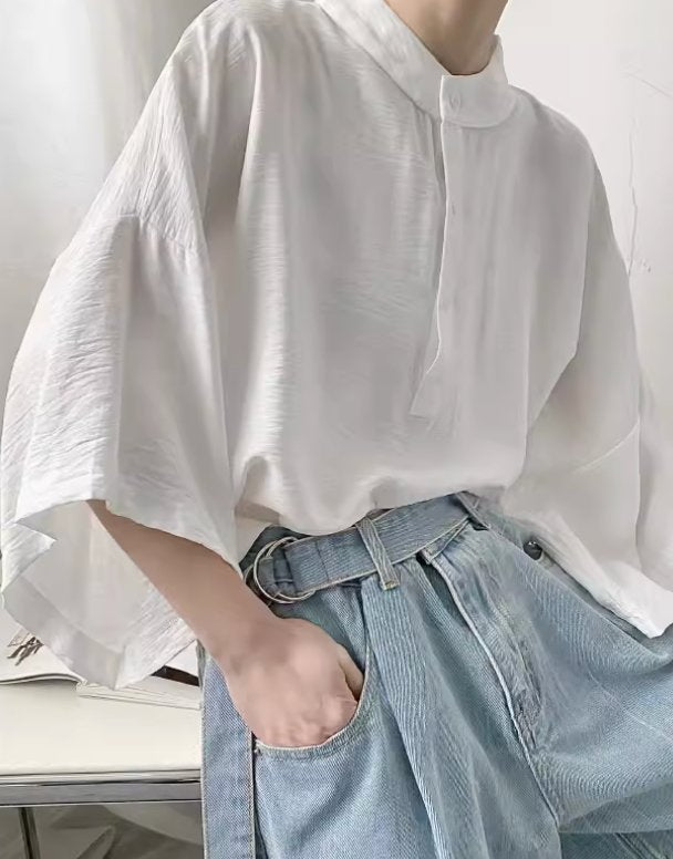 Shop Ril's シアーブリーズ ワイドシャツ Ril 5419 – Rillfy