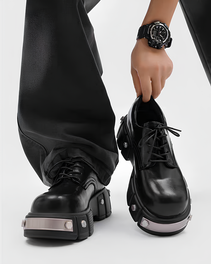 エッジメタルソールダービーシューズ Ril 6001