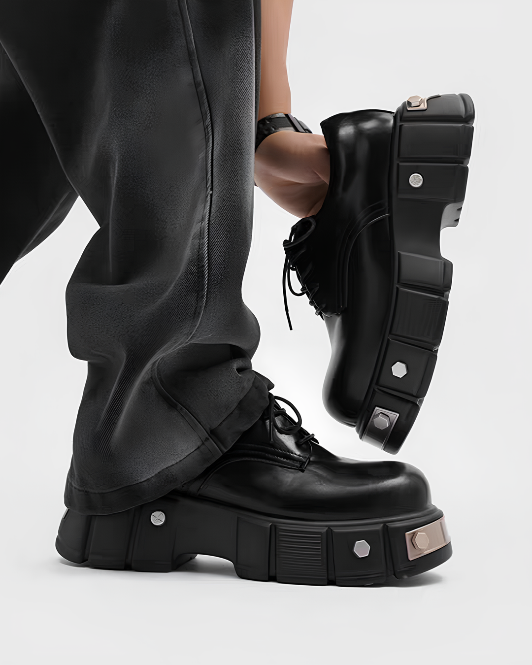 エッジメタルソールダービーシューズ Ril 6001