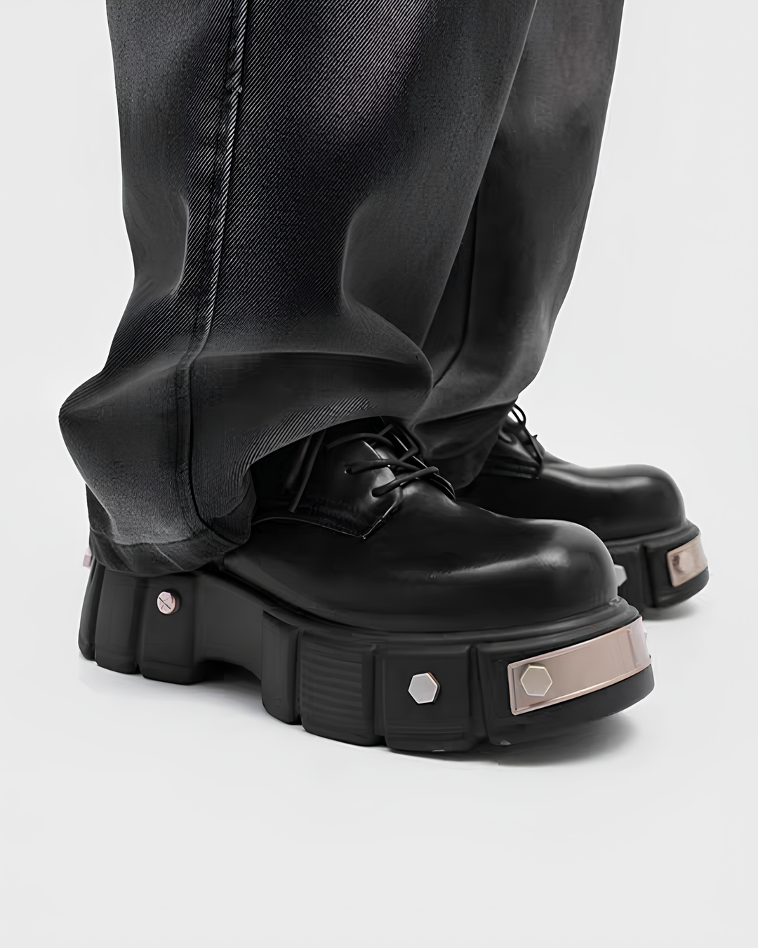 エッジメタルソールダービーシューズ Ril 6001