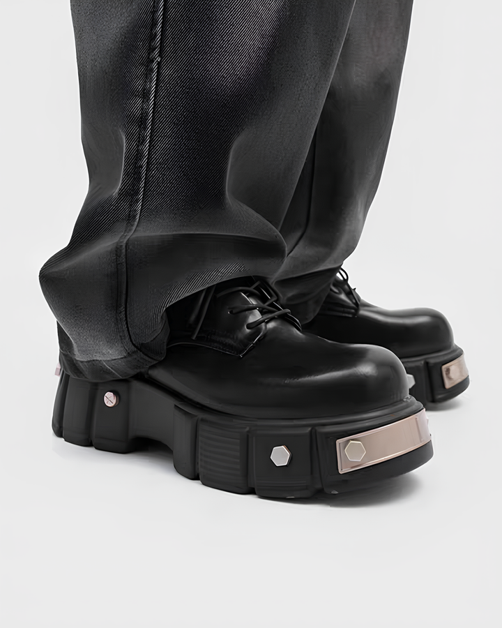 エッジメタルソールダービーシューズ Ril 6001