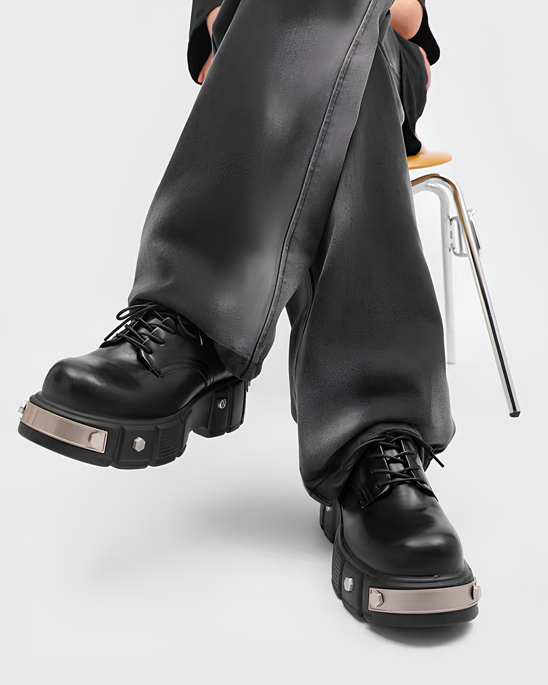 エッジメタルソールダービーシューズ Ril 6001