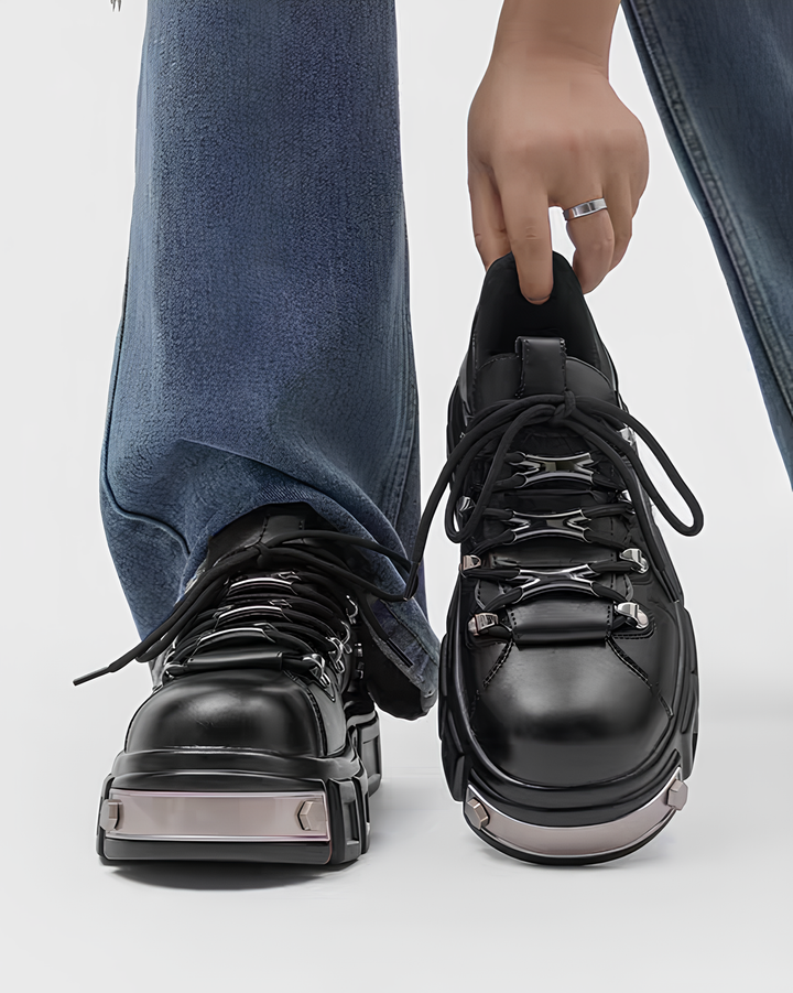 メタルチップレースアップシューズ Ril 6002