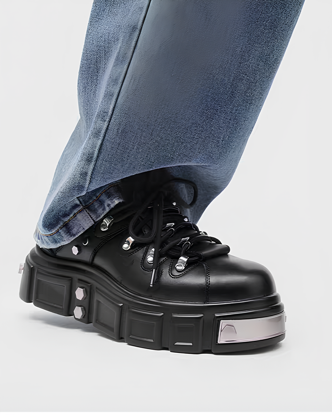 メタルチップレースアップシューズ Ril 6002