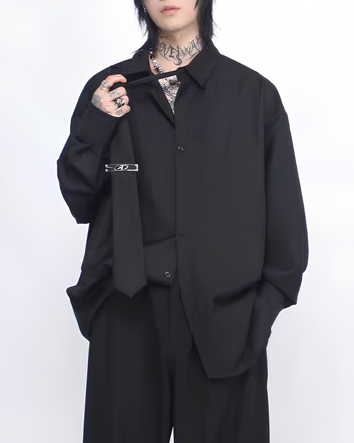 ネクタイデザインシャツ Ril 6023