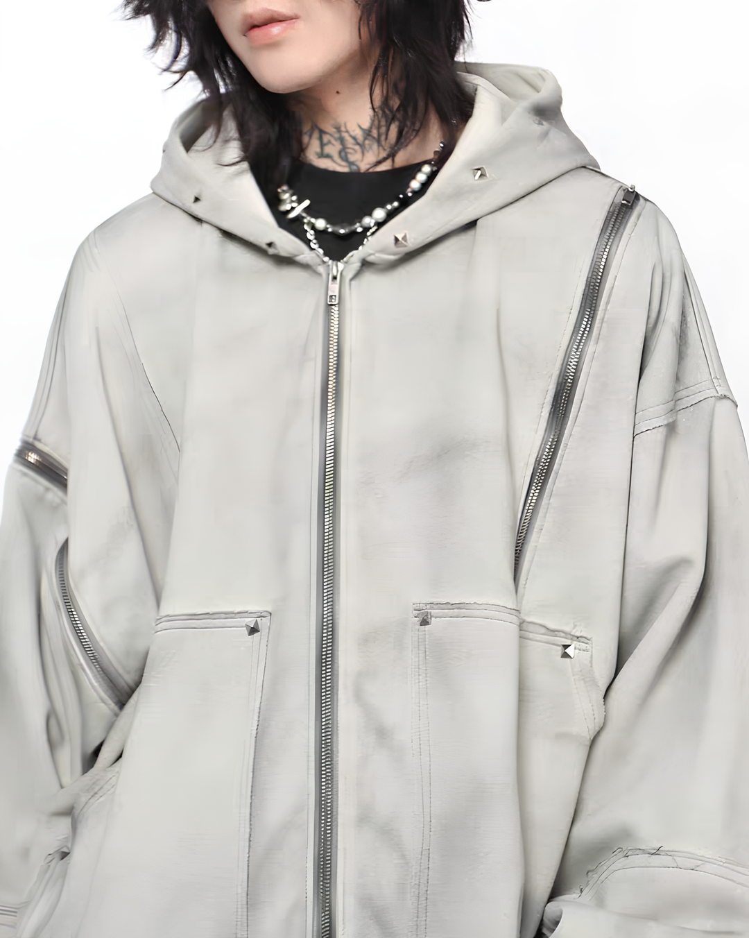 ヴィンテージウォッシュ ジップフーディー Ril 6024