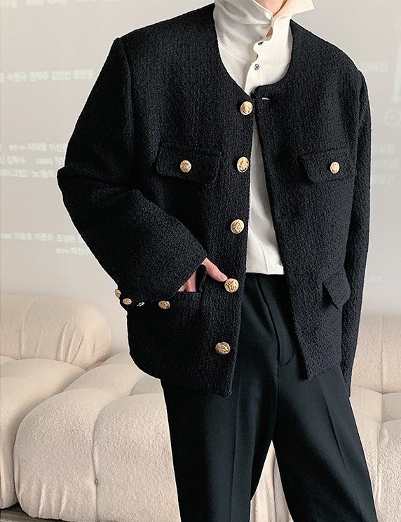 新品未使用　RILLFY ツイードジャケット Ril 3334／M／ホワイト ジャケット Ril 3334 – Rillfy